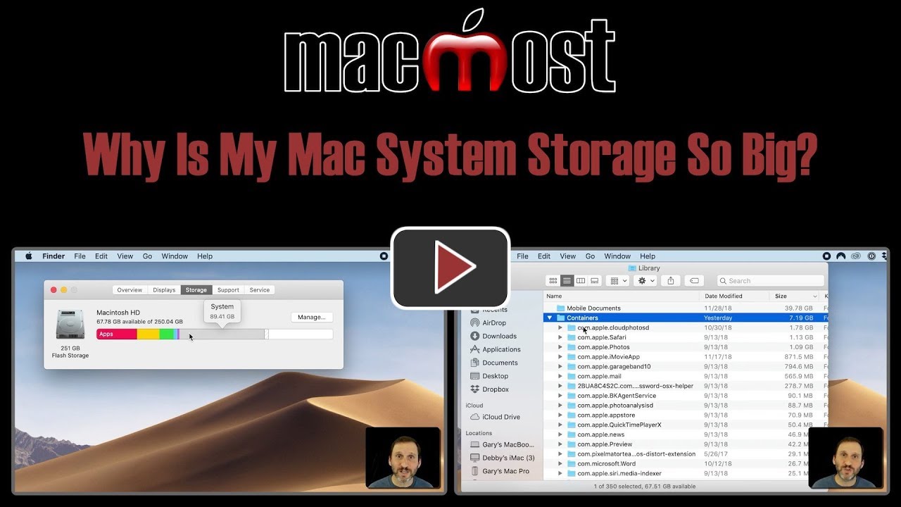 my mac system storage is full